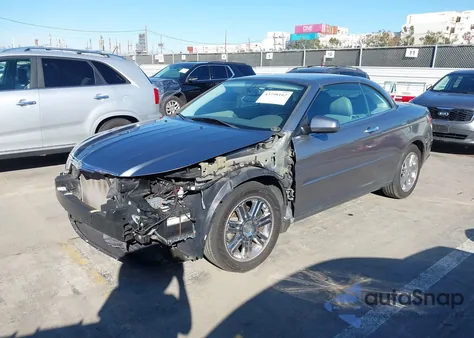 2008 Chrysler Sebring Limited z USA, uszkodzony, nr VIN 1C3LC65M38N178488